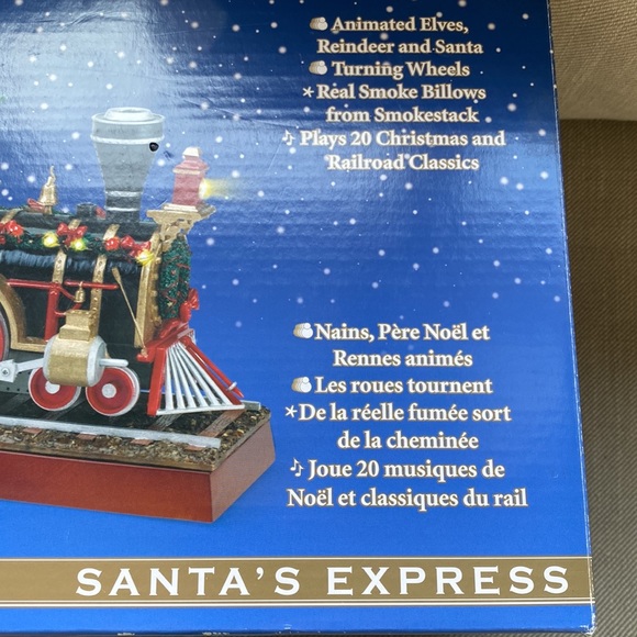 Santa Express holiday electric train.  Never used. - Picture 2 of 4